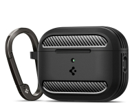 Spigen Rugged Armor Do Apple Airpods Pro 3 Matte Black - 1367313 - zdjęcie 1